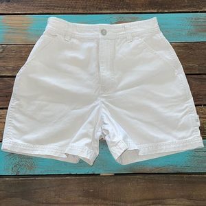 Gloria Vanderbilt High Rise Khaki Shorts